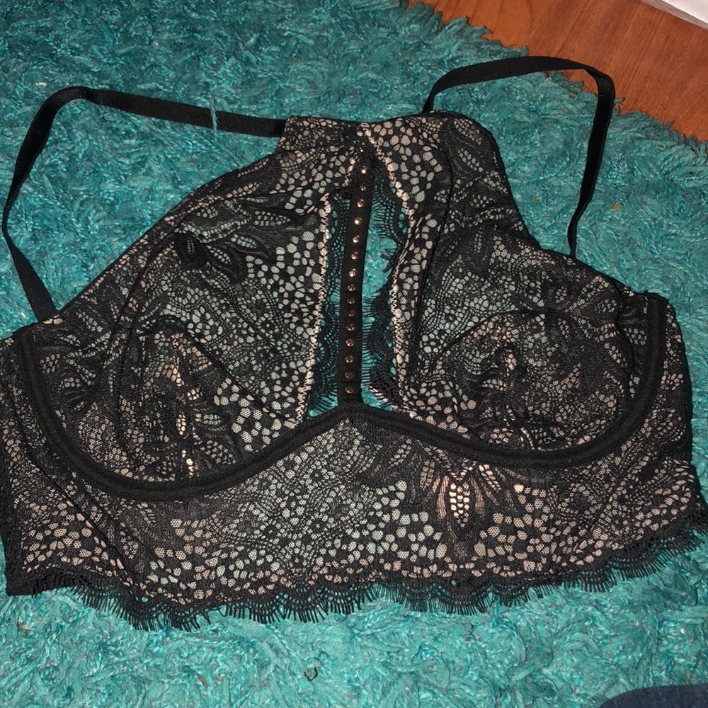 NWT black lace VS bralette